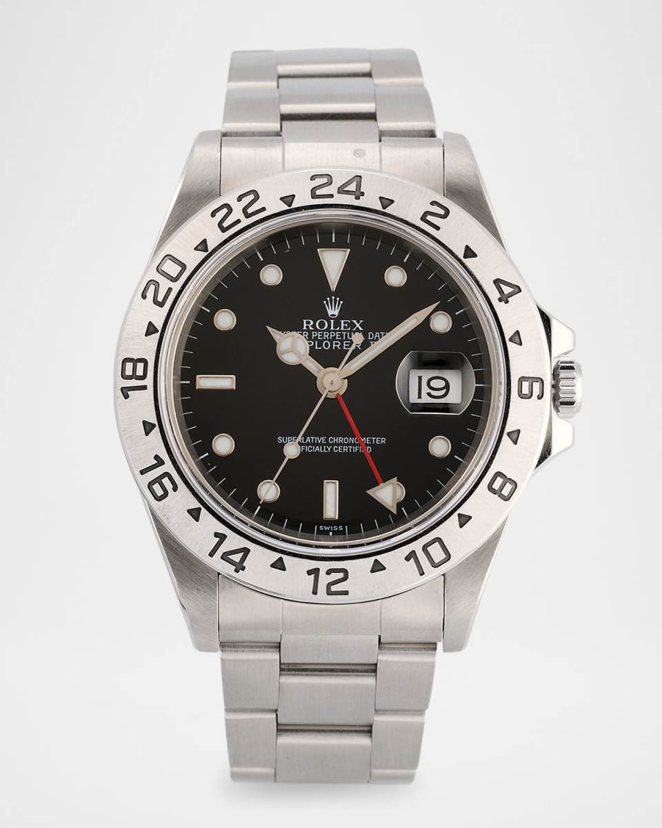 Rolex Stainless Steel Explorer II 40mm Vintage 1998 Watch